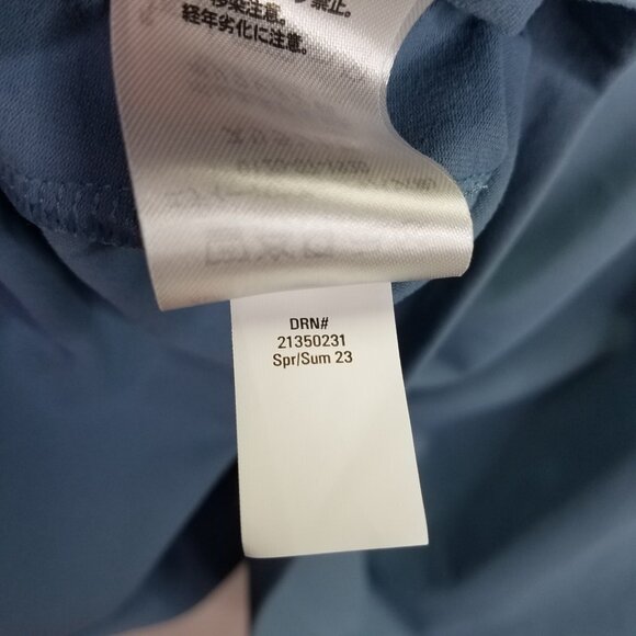 Eddie Bauer Dress Womens L Aster Sleeveless Empire Waist Blue UPF 50+ Travel NEW - Picture 11 of 16